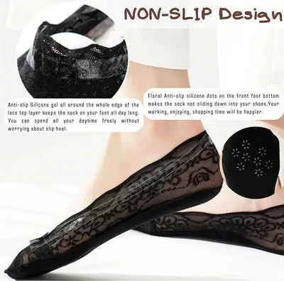 🧦 Lace No Show Liner Socks for Women✨