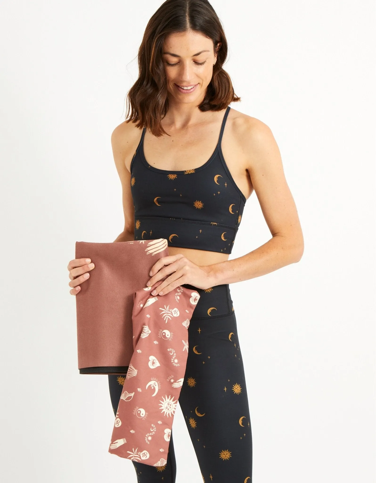 1 mm Travel Yoga Mat - Ceremony Cinnamon