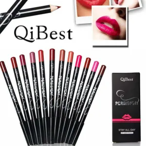 12pcs/Set Waterproof Lip Liner Pencil Long Lasting