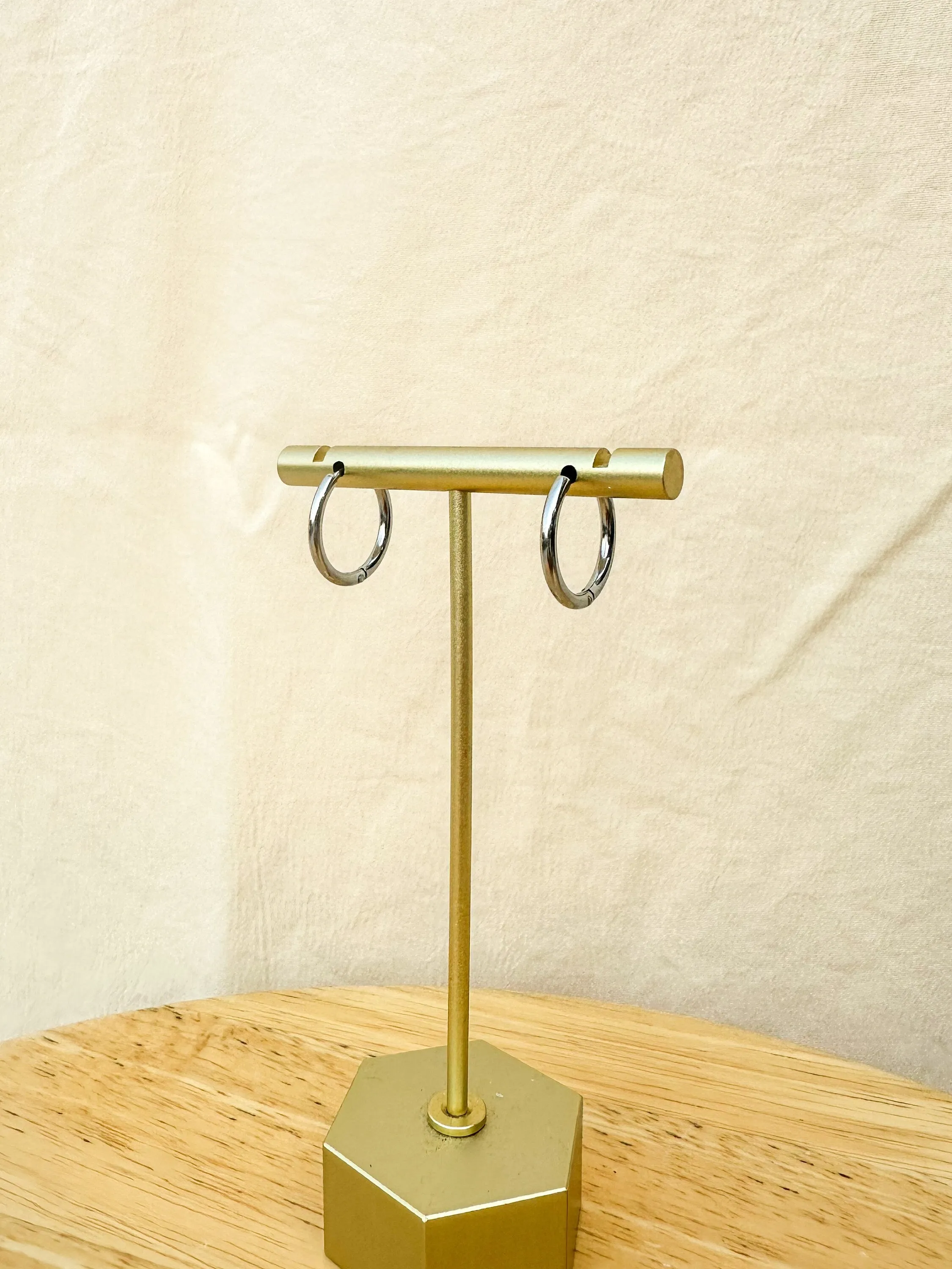 14mm Titanium Hoops