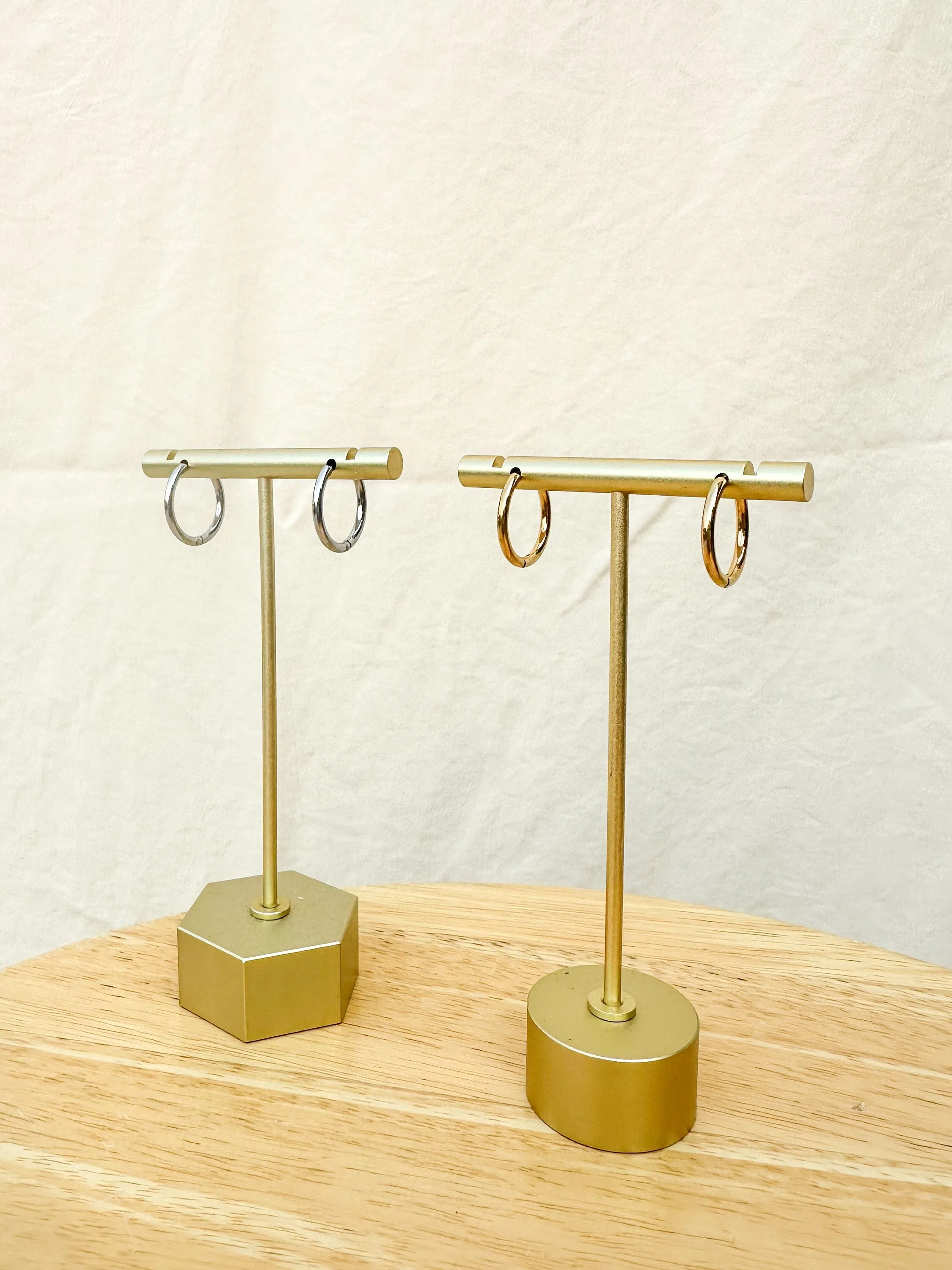 14mm Titanium Hoops