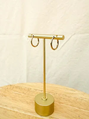 14mm Titanium Hoops