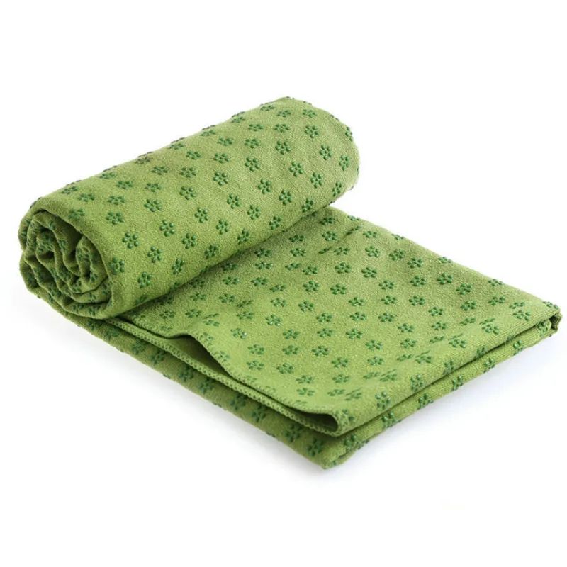 2020 microfiber non slip yoga towel with grip