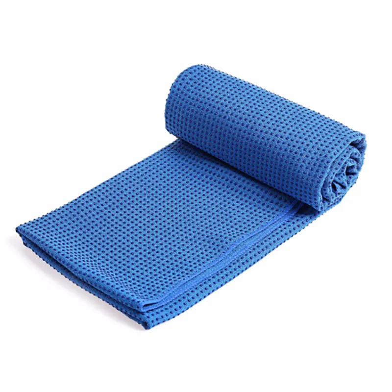 2020 microfiber non slip yoga towel with grip