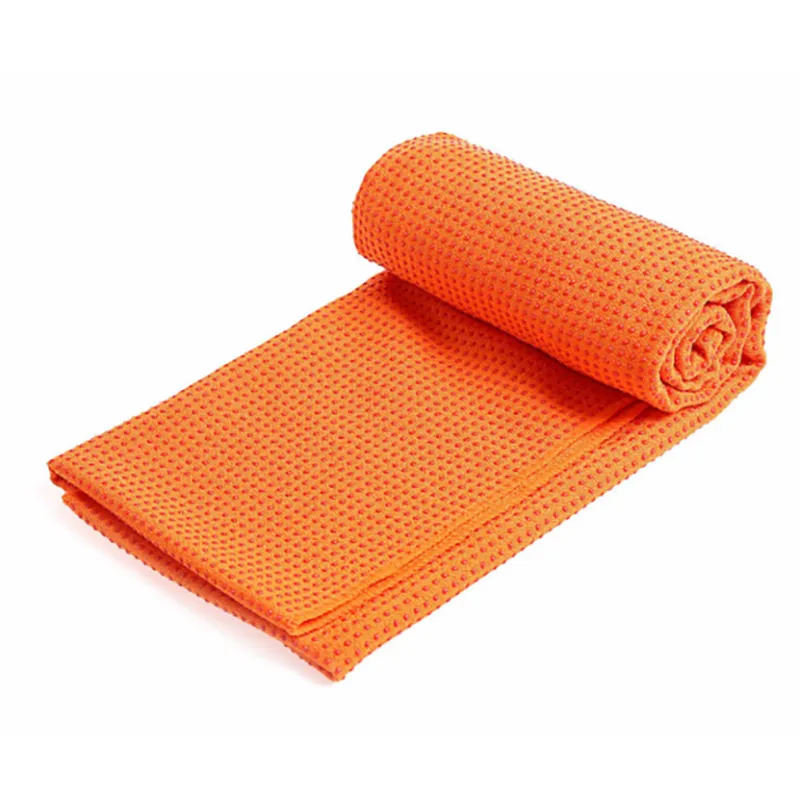 2020 microfiber non slip yoga towel with grip
