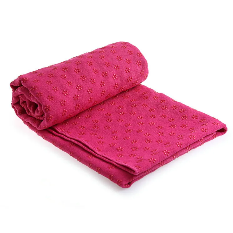 2020 microfiber non slip yoga towel with grip