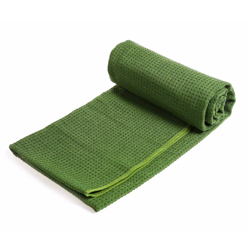 2020 microfiber non slip yoga towel with grip