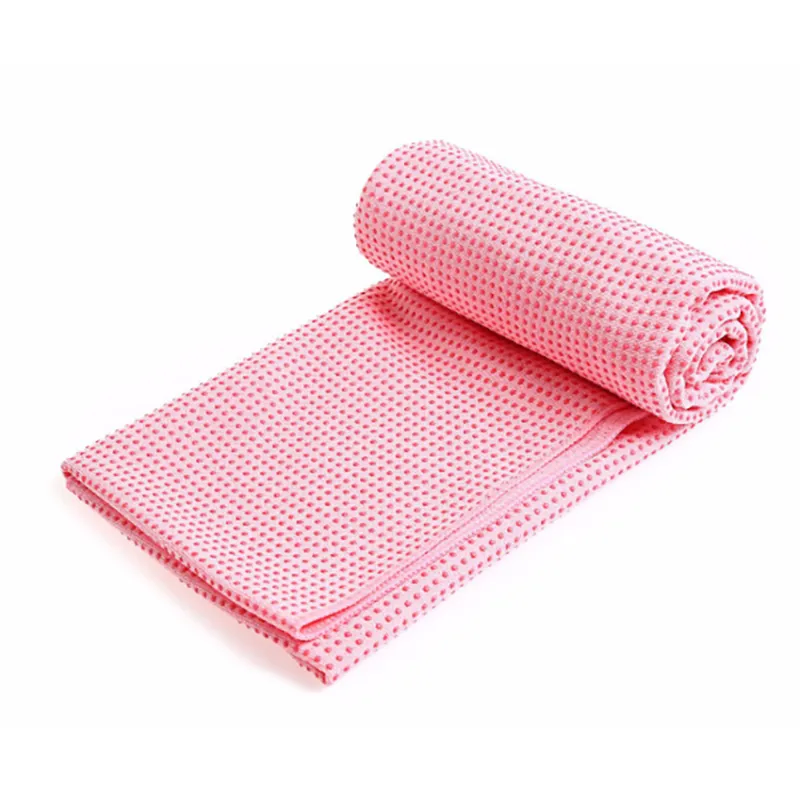 2020 microfiber non slip yoga towel with grip
