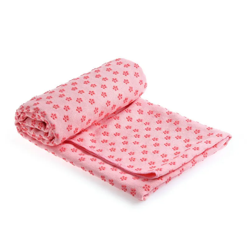 2020 microfiber non slip yoga towel with grip