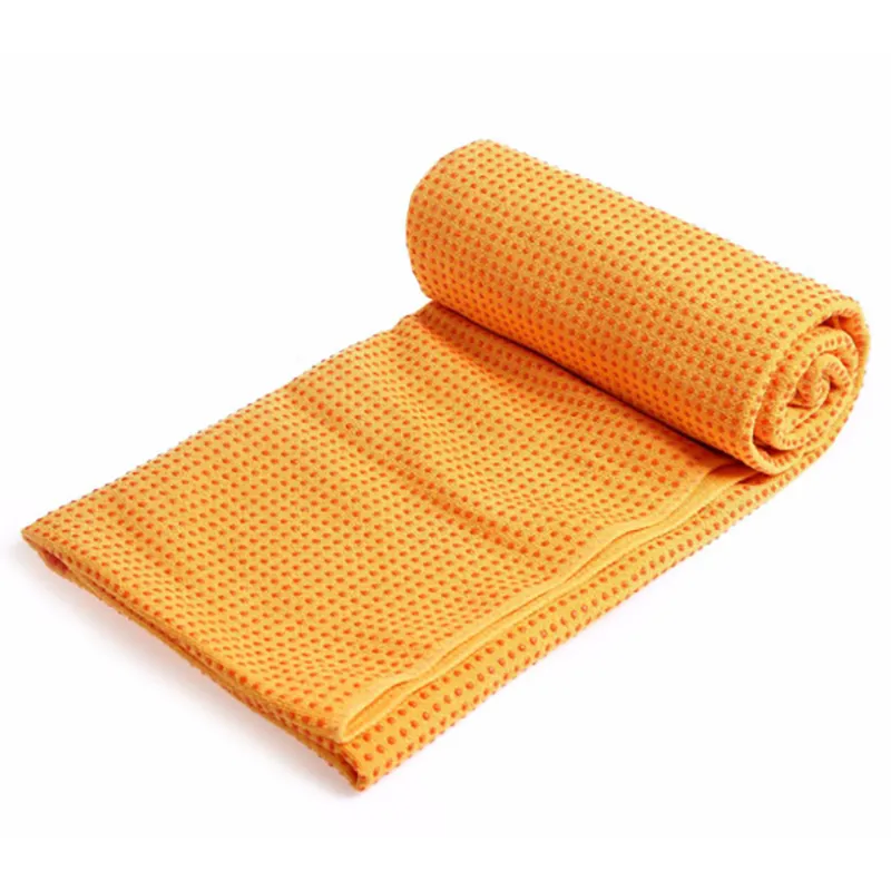 2020 microfiber non slip yoga towel with grip
