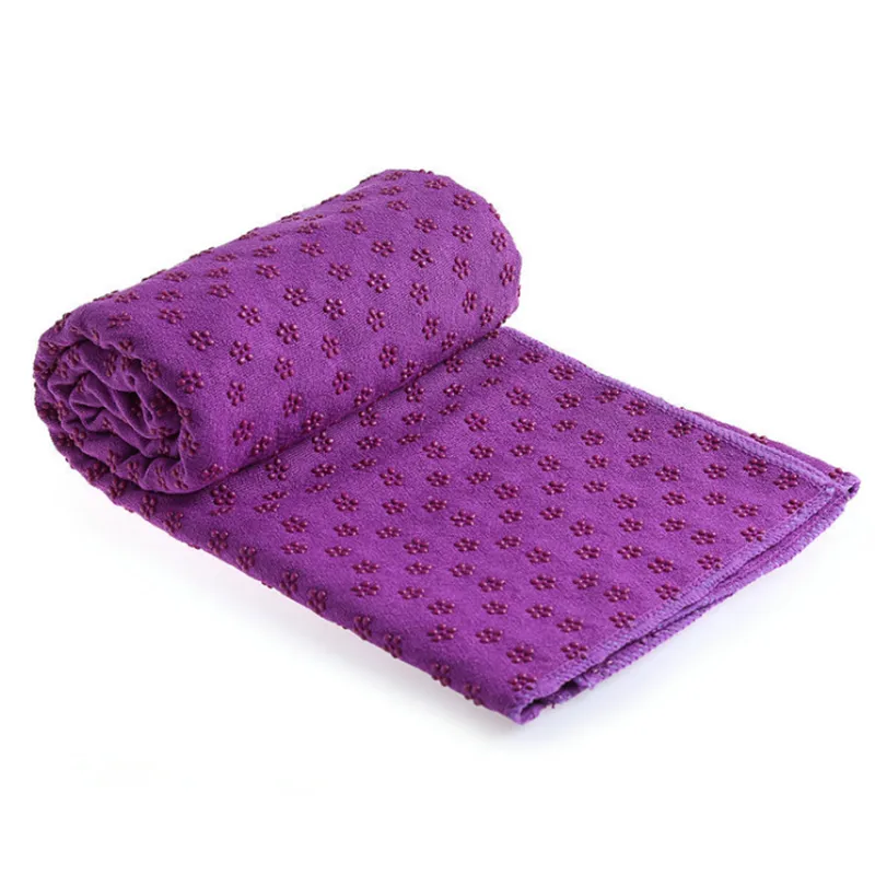 2020 microfiber non slip yoga towel with grip