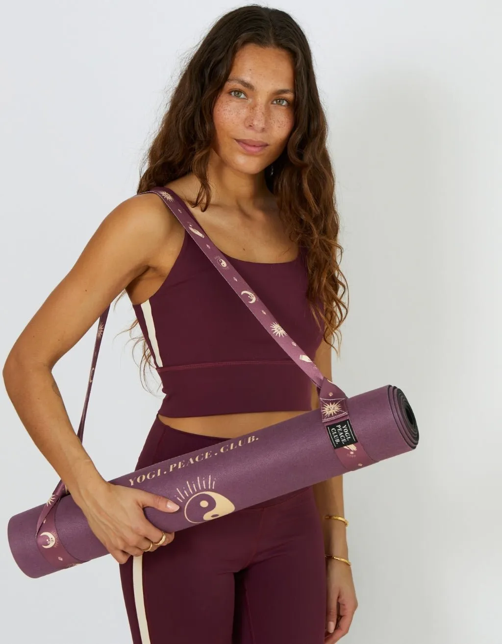 4 mm Ceremony Acai Yoga Mat   Strap