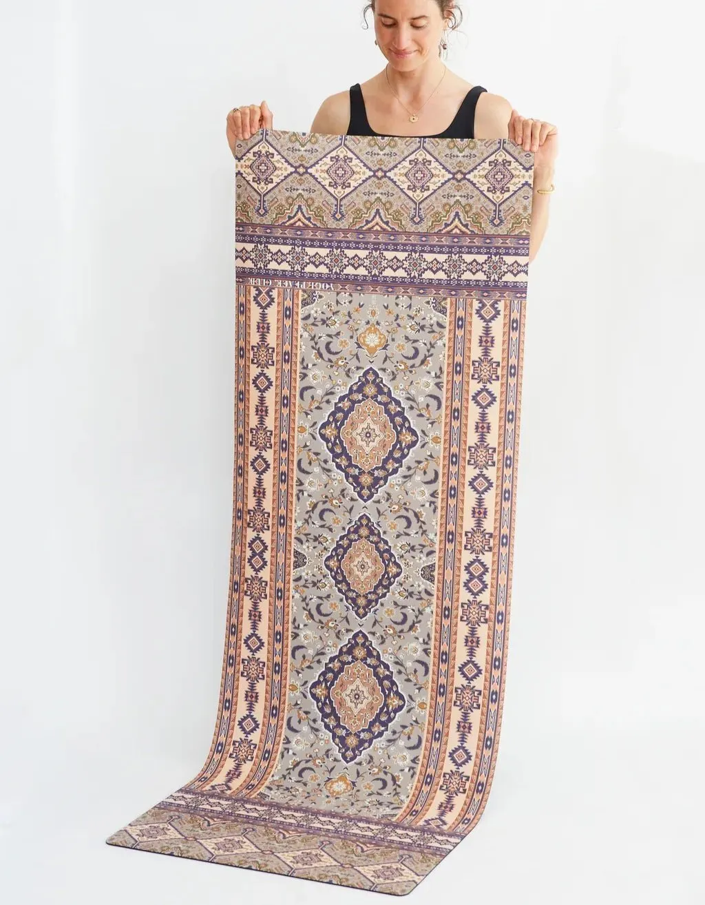 4 mm Desert Sand Yoga Mat   Strap