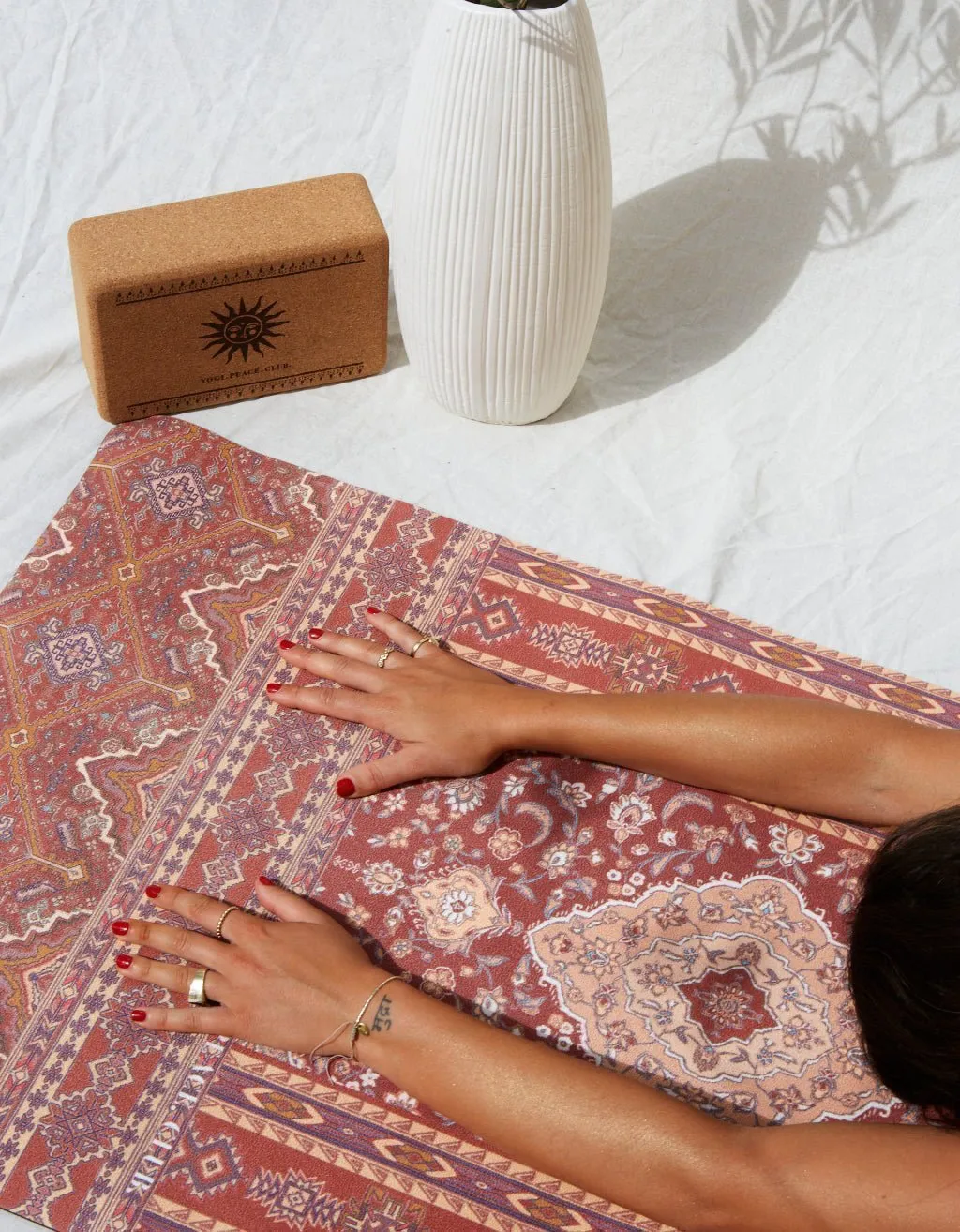 4 mm Desert Terracotta Yoga Mat   Strap