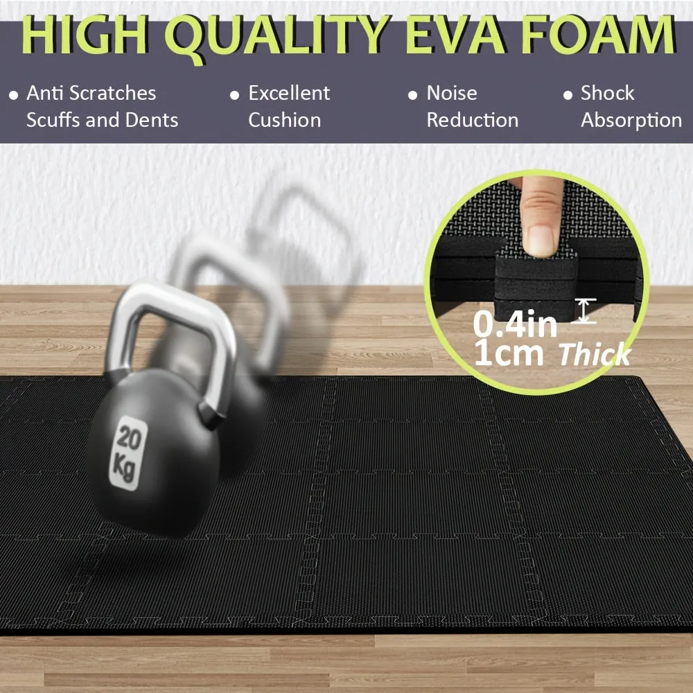 48-Piece EVA Foam Interlocking Floor Mat Set