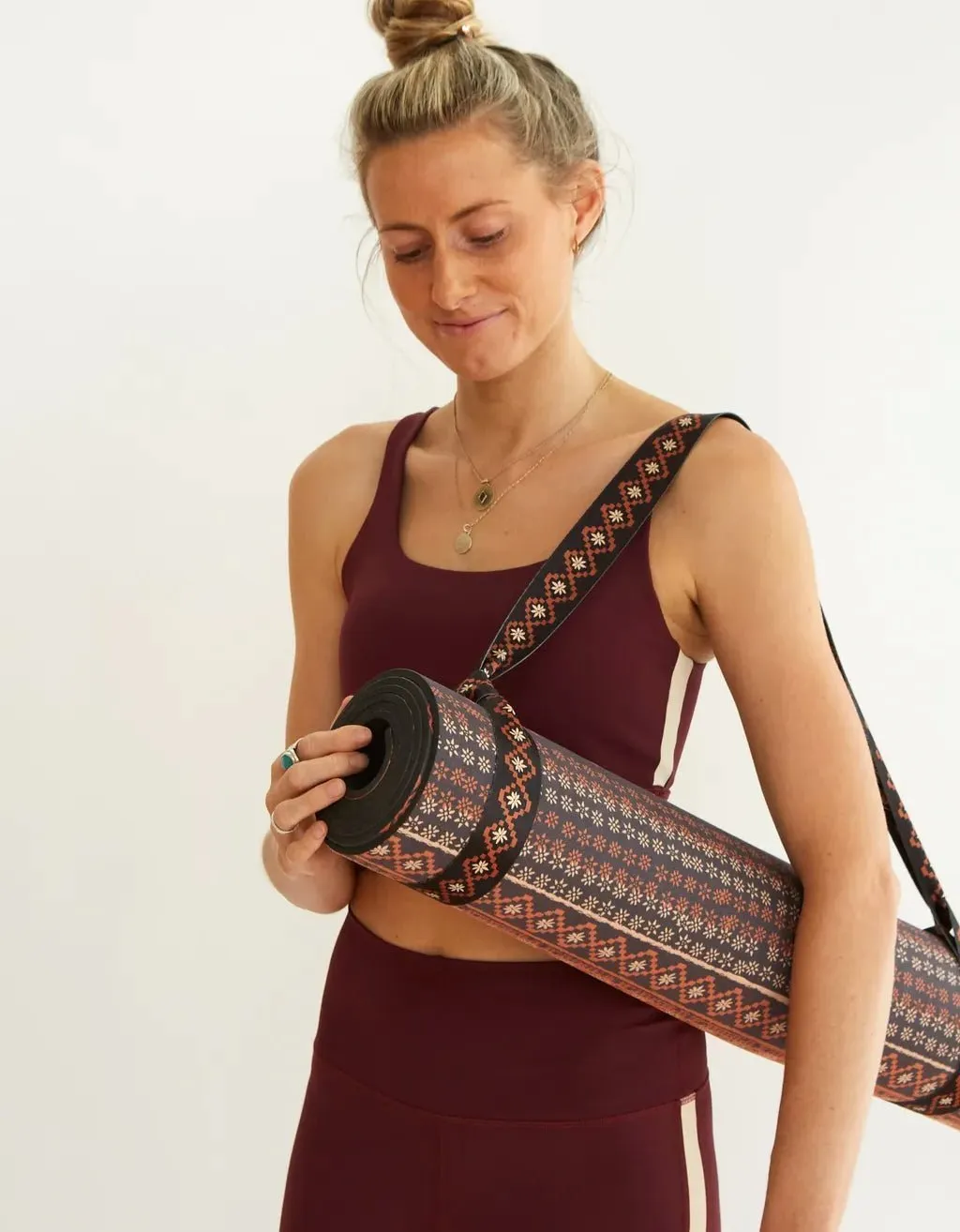 6 mm XL Eco Nomad Yoga Mat   Strap