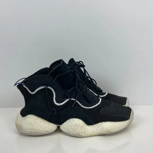 Adidas Crazy Boost BYW LVL 1 Basketball Shoes Black White Purple Mens Size 6