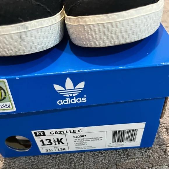 Adidas Gazelle Shoes Size 13.5 Kids Unisex