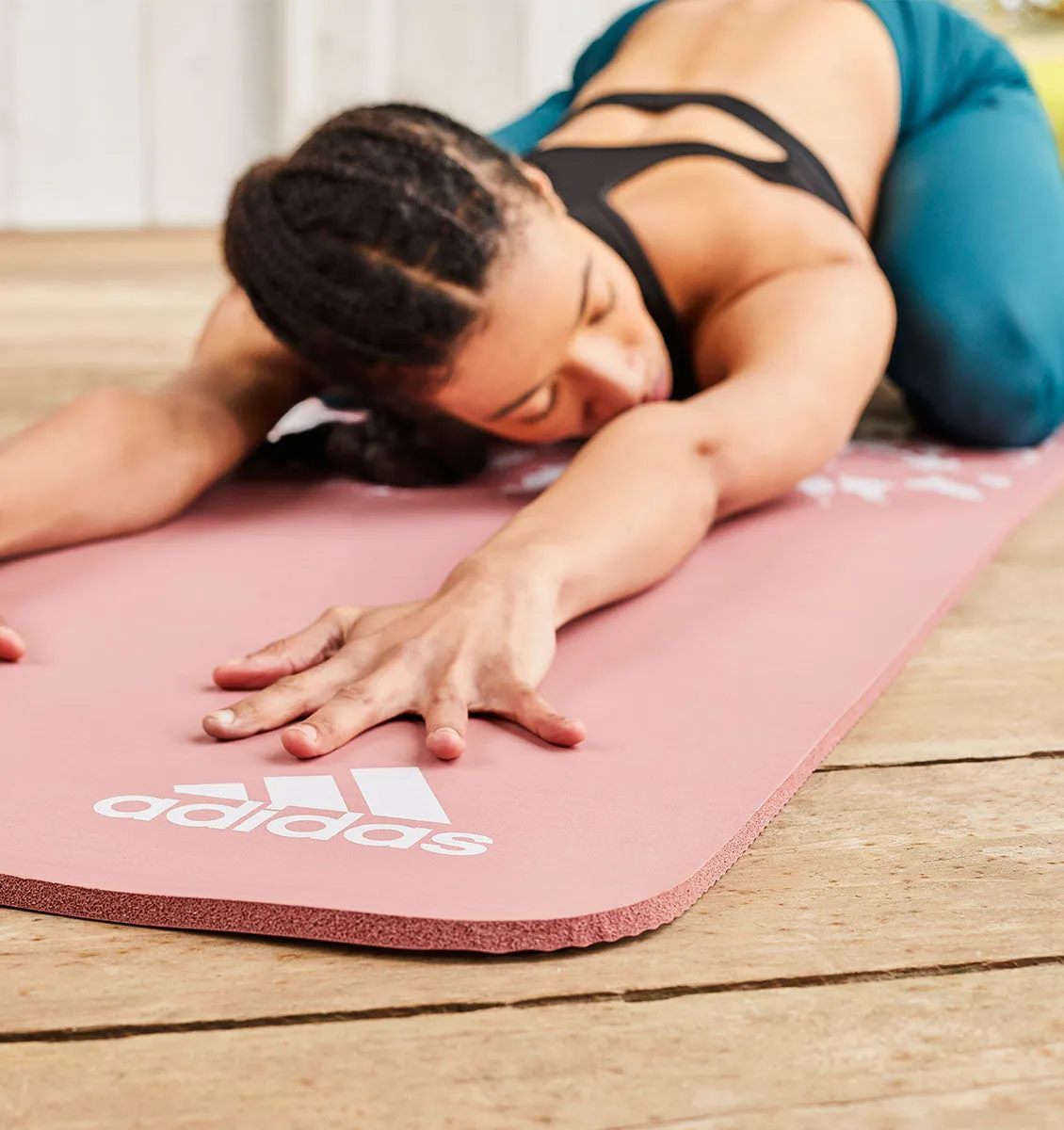 adidas Tie-Dye Yoga Mat - 10mm - Hazy Rose
