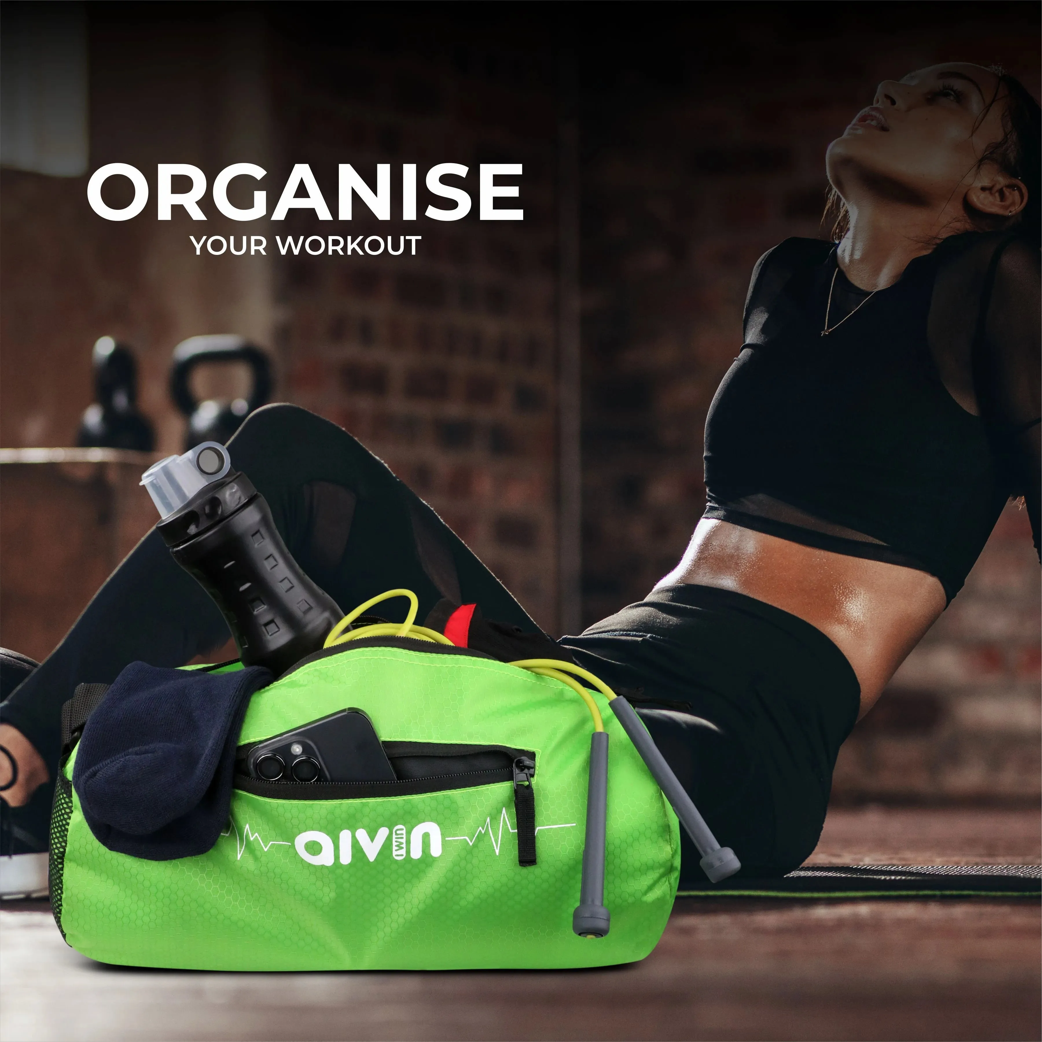 Aivin  Attract Pro Basic Duffel Bags - Green