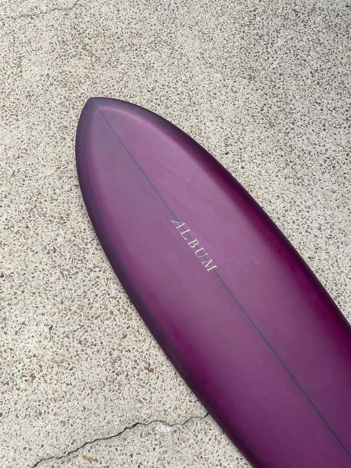 ALBUM SUNSTONE 5'6 BURGANDY TINT PU SURFBOARD