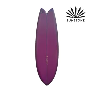 ALBUM SUNSTONE 5'6 BURGANDY TINT PU SURFBOARD