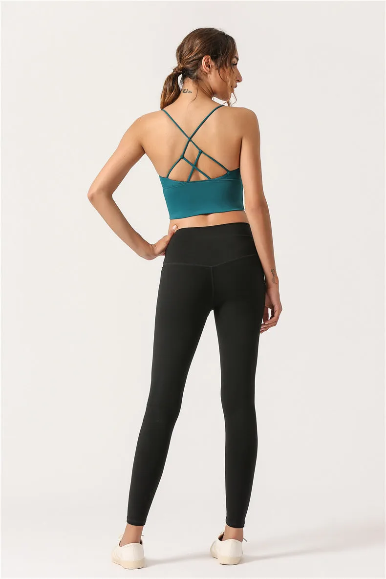 Beauty Back Yoga Fitness Vest – Slim Fit, Breathable, and Perfect for Workouts