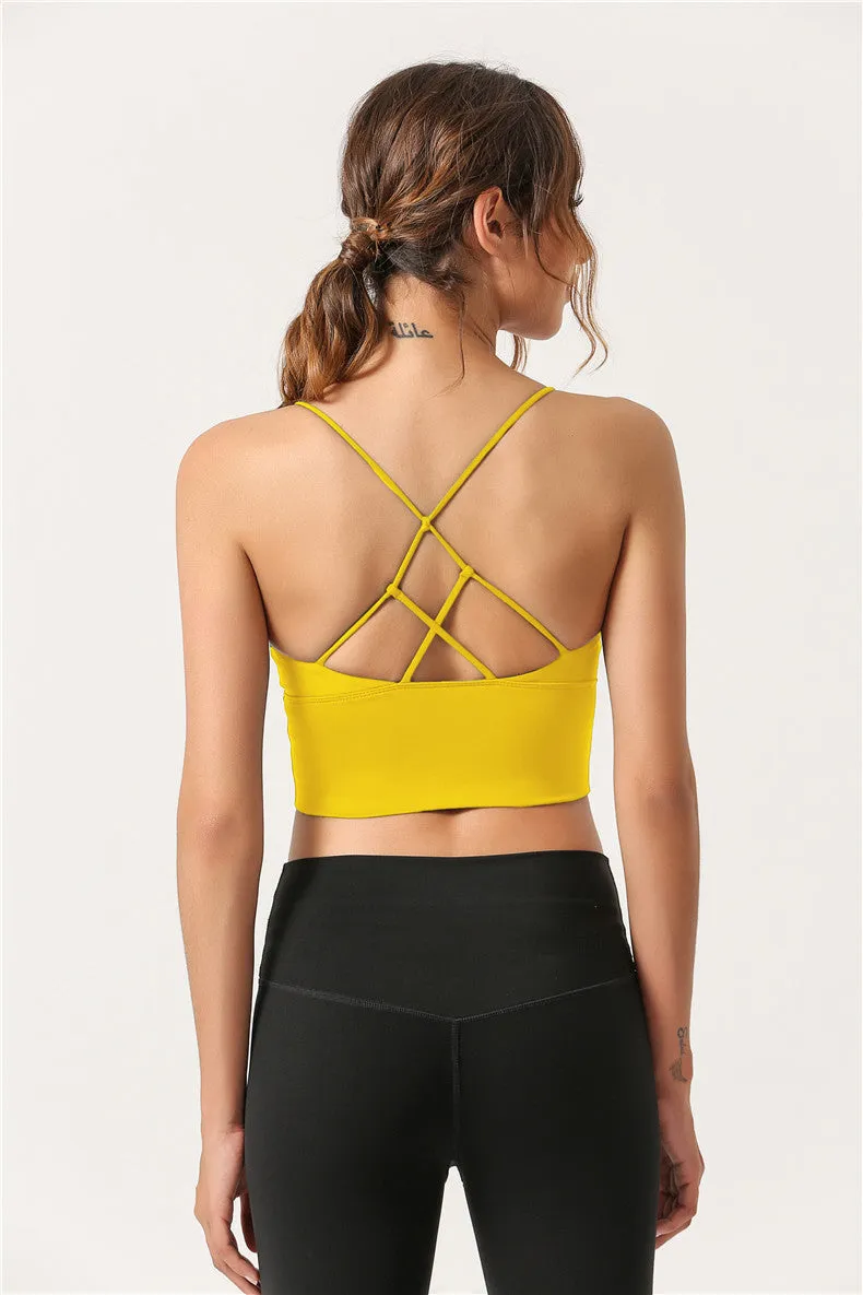 Beauty Back Yoga Fitness Vest – Slim Fit, Breathable, and Perfect for Workouts