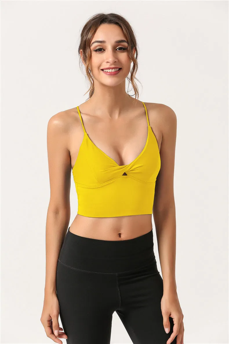 Beauty Back Yoga Fitness Vest – Slim Fit, Breathable, and Perfect for Workouts