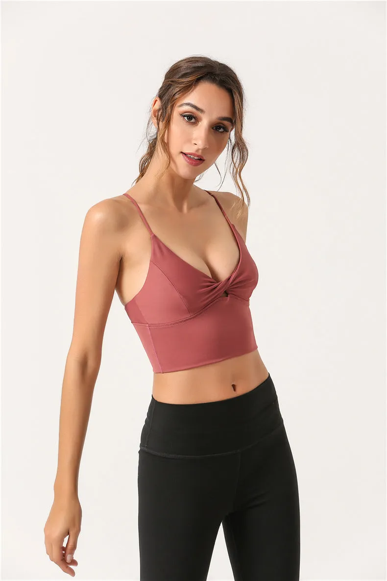 Beauty Back Yoga Fitness Vest – Slim Fit, Breathable, and Perfect for Workouts