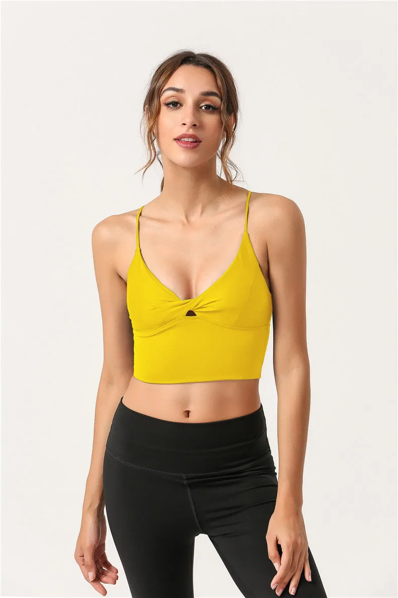 Beauty Back Yoga Fitness Vest – Slim Fit, Breathable, and Perfect for Workouts