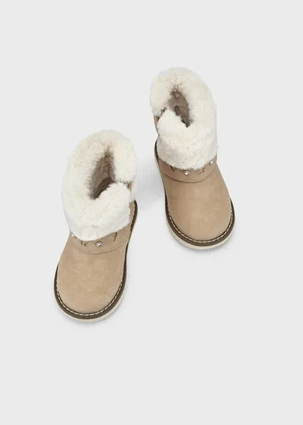 Beige Ankle Boots