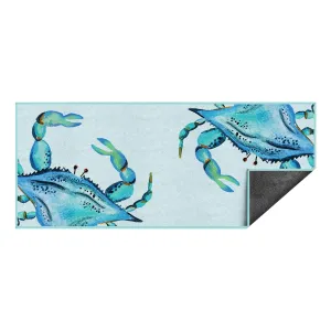 Best Charcoal Beach Towels with Adorable Blue Crab