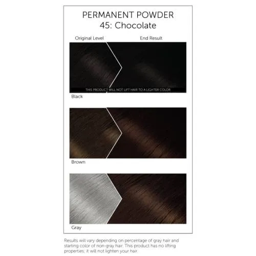 Bigen© Permanent Powder Hair Color 45 Chocolate
