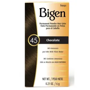 Bigen© Permanent Powder Hair Color 45 Chocolate