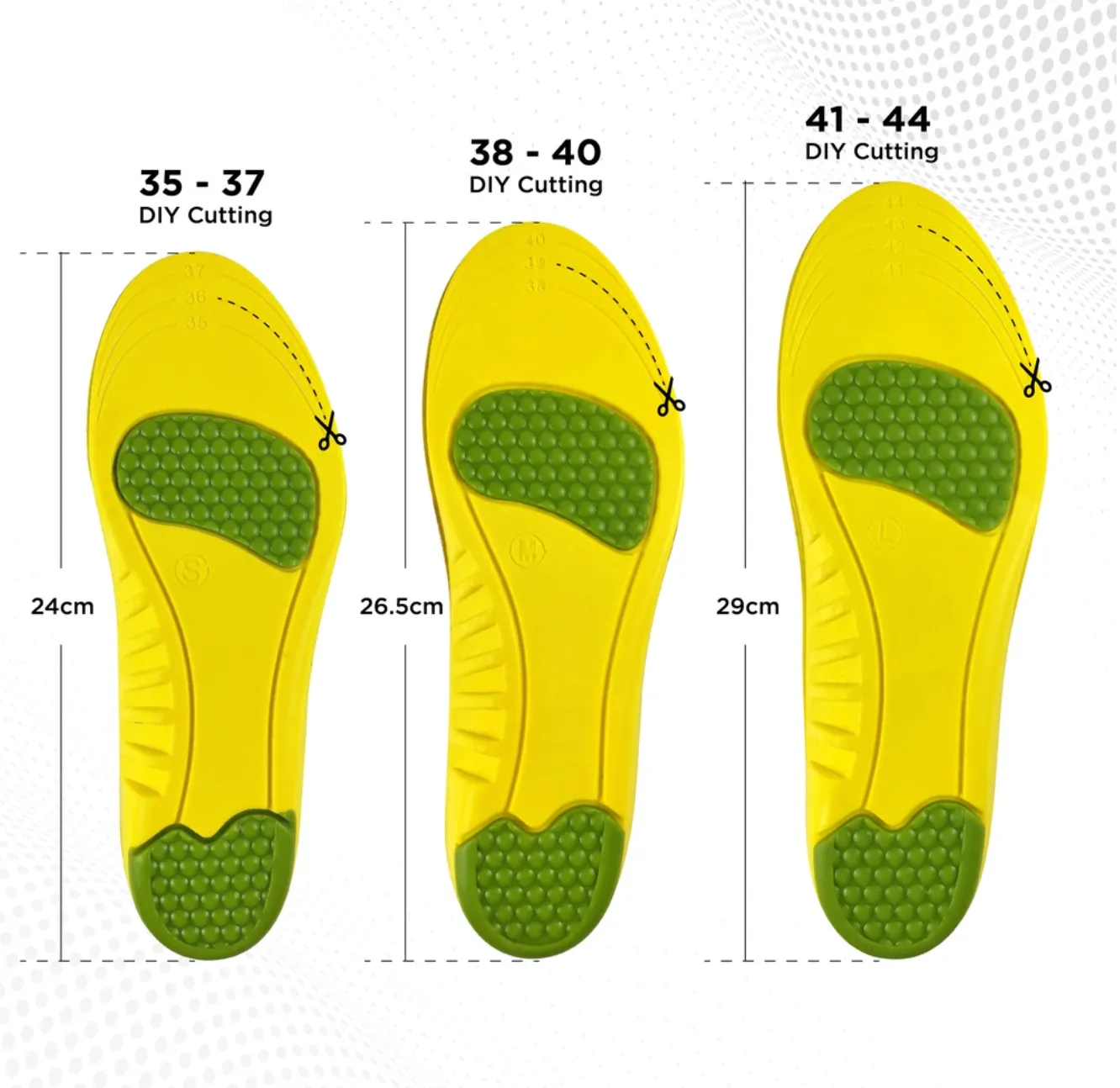 Black Hammer Genuine Leather Lining Premium Insole - WF8639