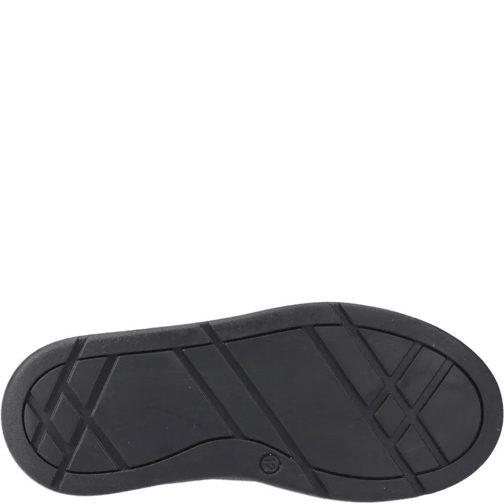 Black Ronan Junior School Shoes