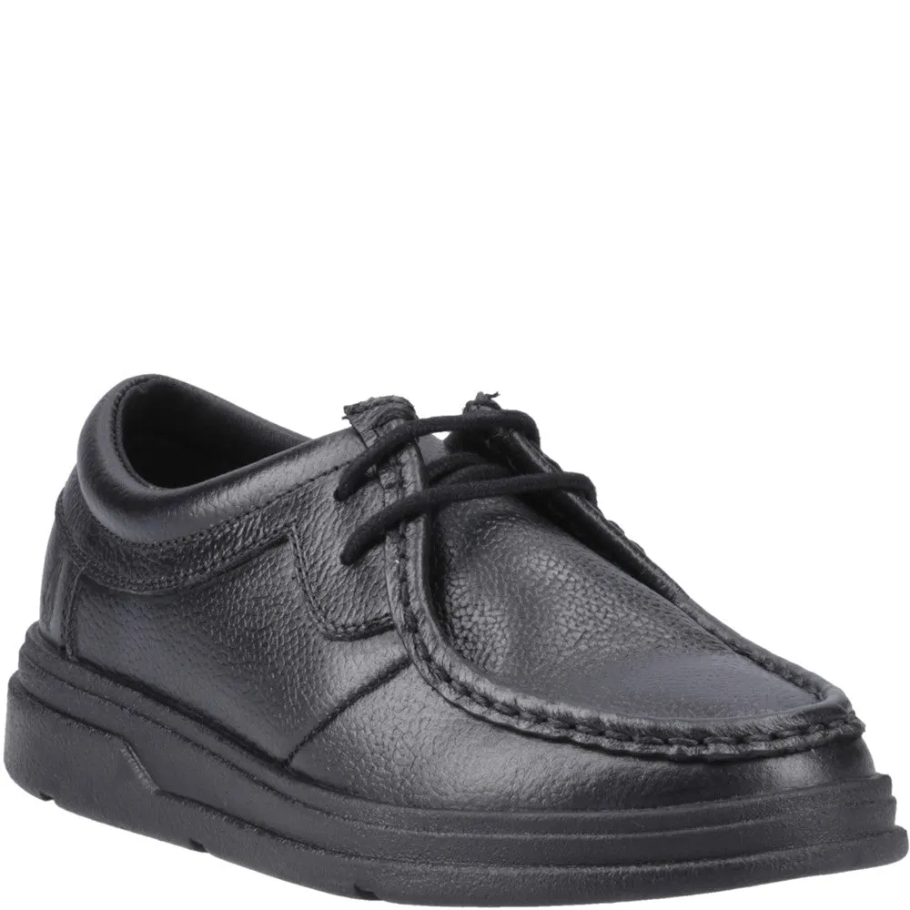 Black Ronan Junior School Shoes