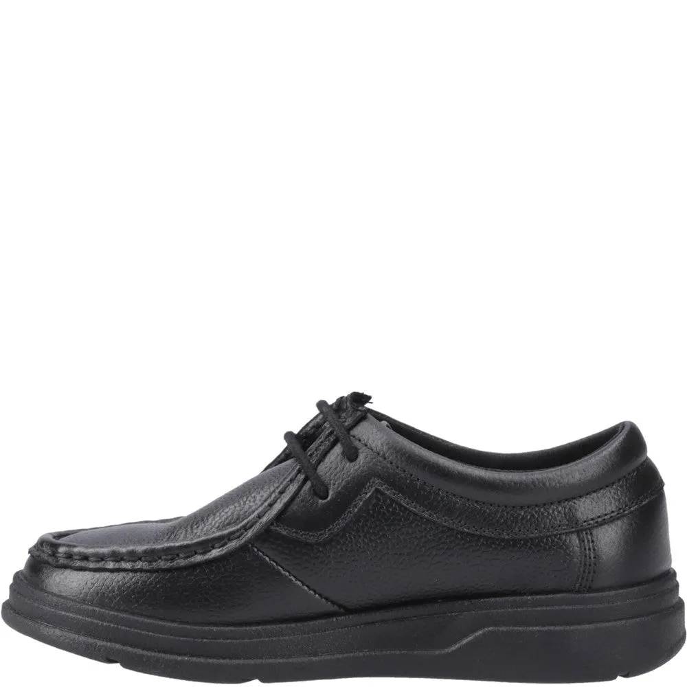 Black Ronan Junior School Shoes