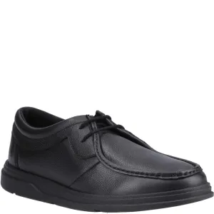 Black Ronan Senior School Shoes