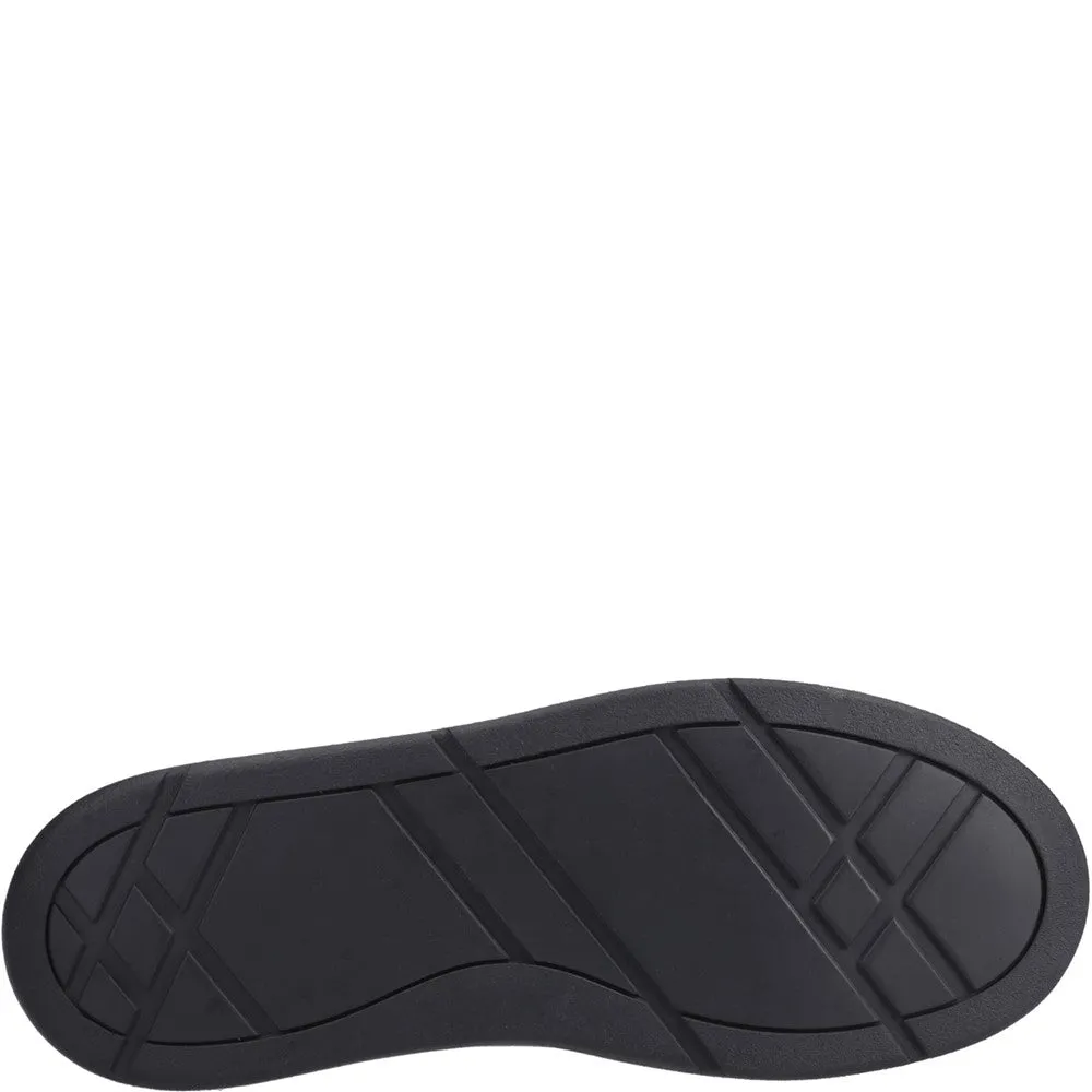 Black Ronan Senior School Shoes