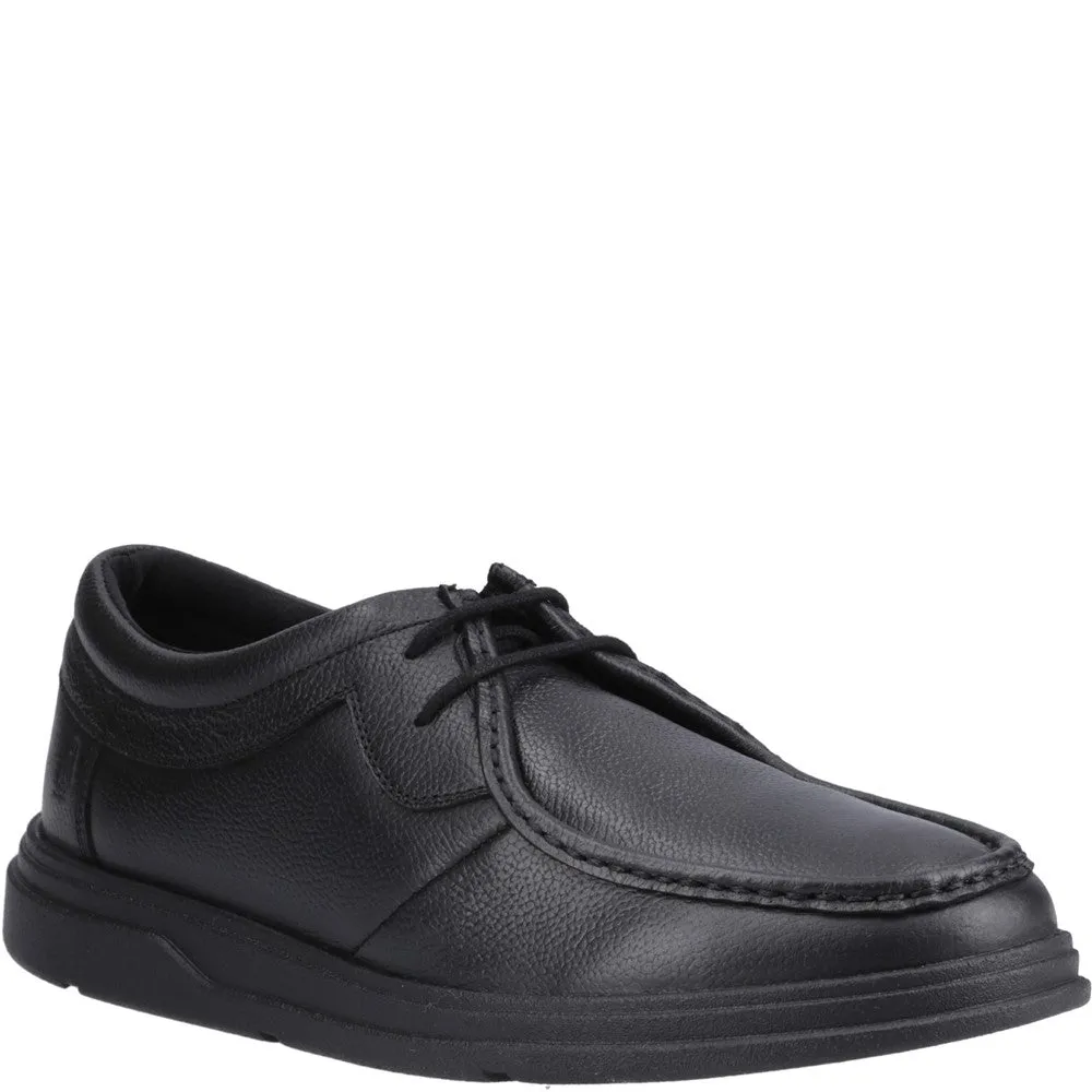 Black Ronan Senior School Shoes