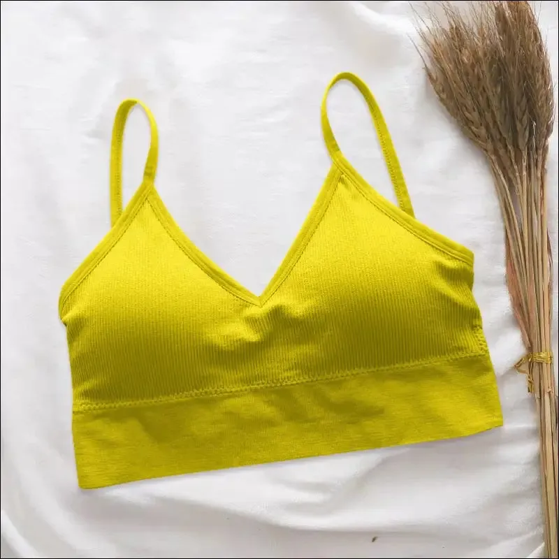 Breathable sports bra anti-sweat fitness top seamless yoga bra shockproof crop top women push up
