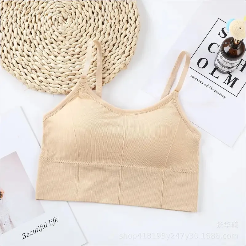Breathable sports bra anti-sweat fitness top seamless yoga bra shockproof crop top women push up