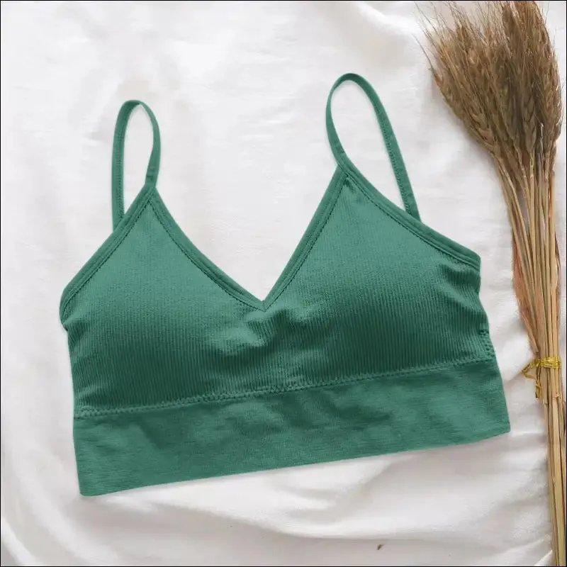 Breathable sports bra anti-sweat fitness top seamless yoga bra shockproof crop top women push up
