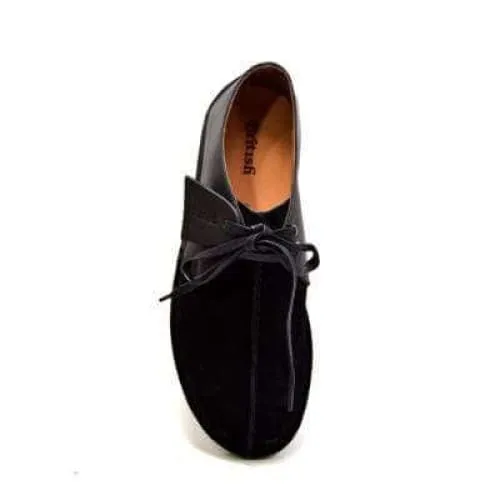 British Walkers Kingston Men's Black Leather and Suede