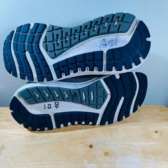 Brooks Beast 20 Mens Size‎ 8.5 W 10 Shoes Gray Blue Athletic Running Sneakers