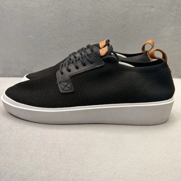 BYLT Lido Knit Mens Size 12 Shoes Black White Sneakers Lace Up Premium Basics