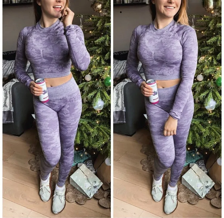 CAMO Yoga Set