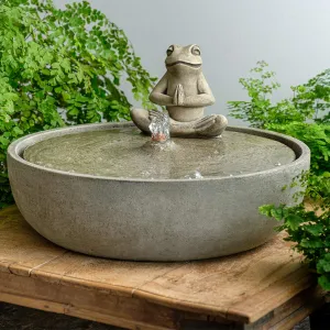 Campania Yoga Frog Fountain